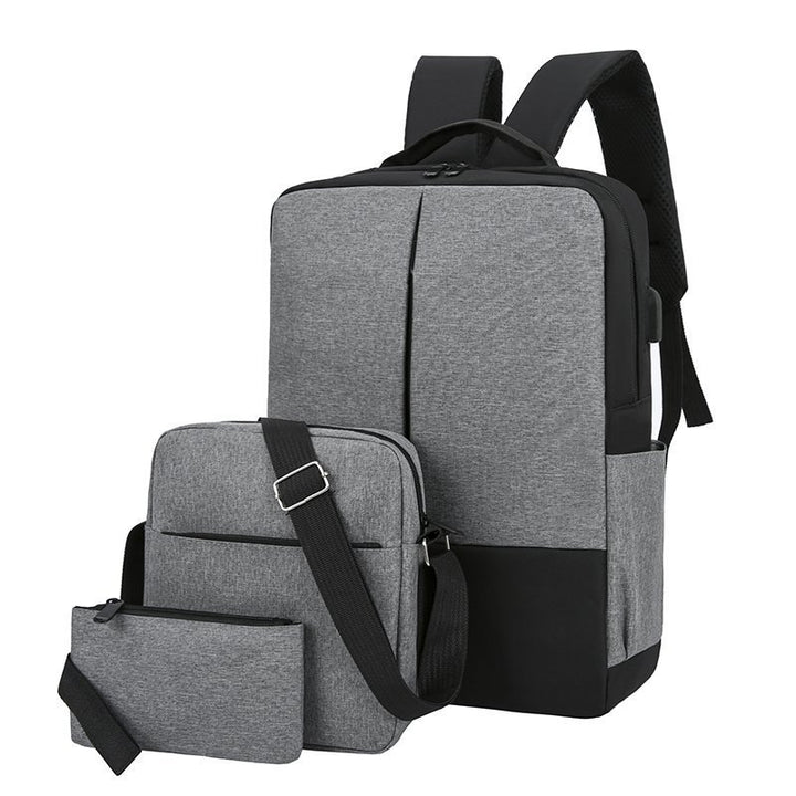 Multi-Compartment Travel Backpack with Detachable Pouch Bowlift