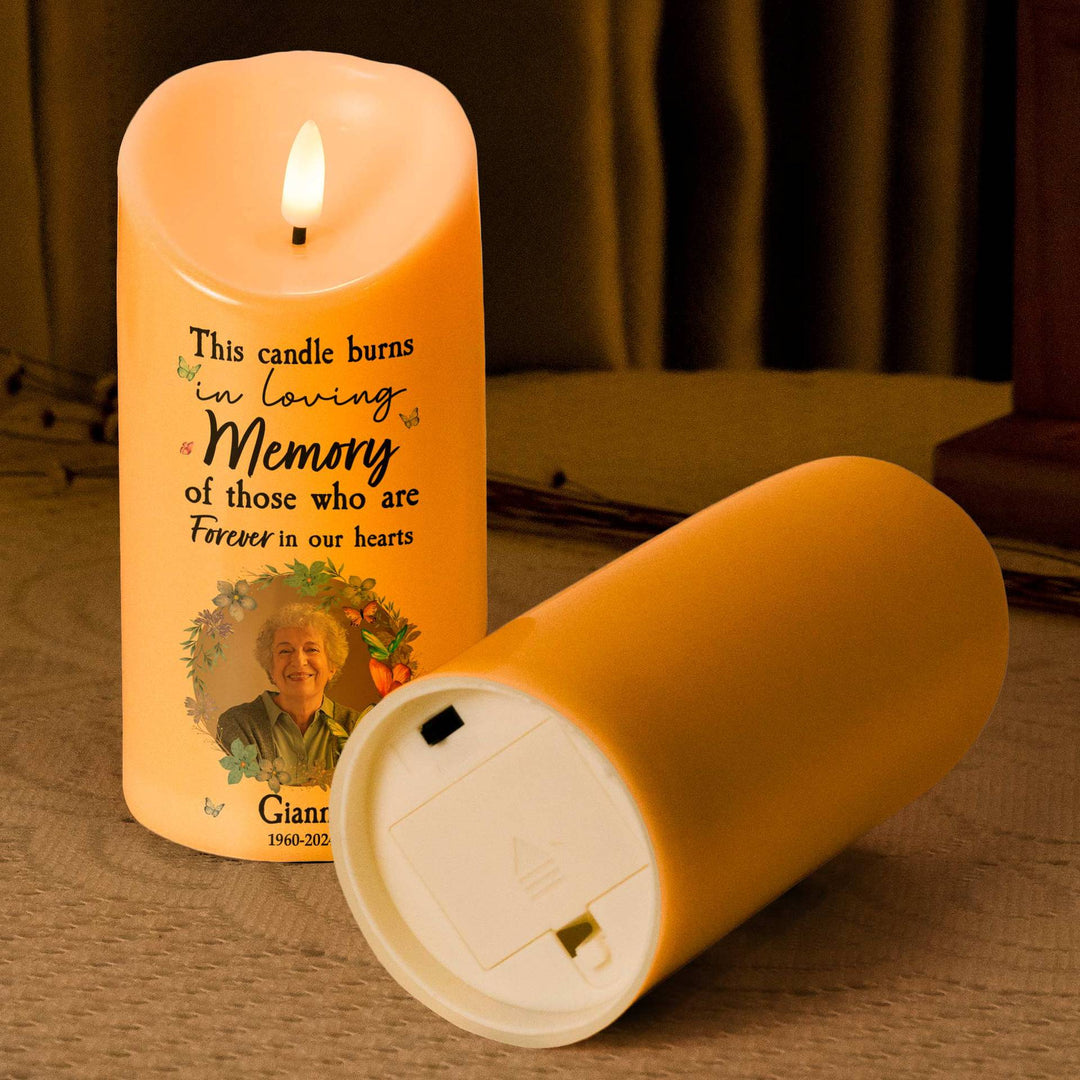 Realistic Flameless Led Wax Pillar Candle