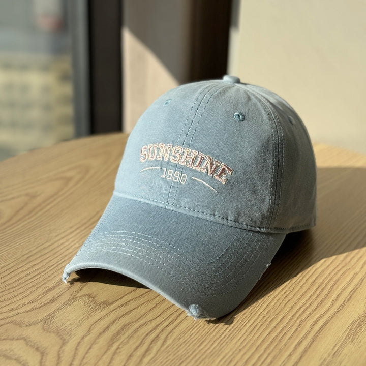 Women's Casual Distressed Baseball Cap Bowlift