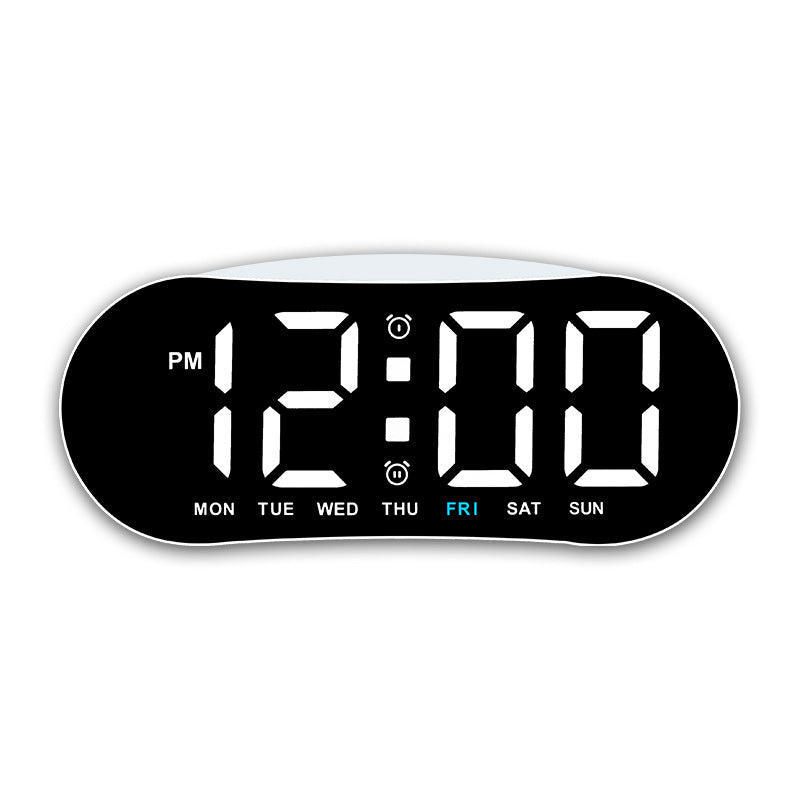 Digital alarm clock with large LED display Bowlift