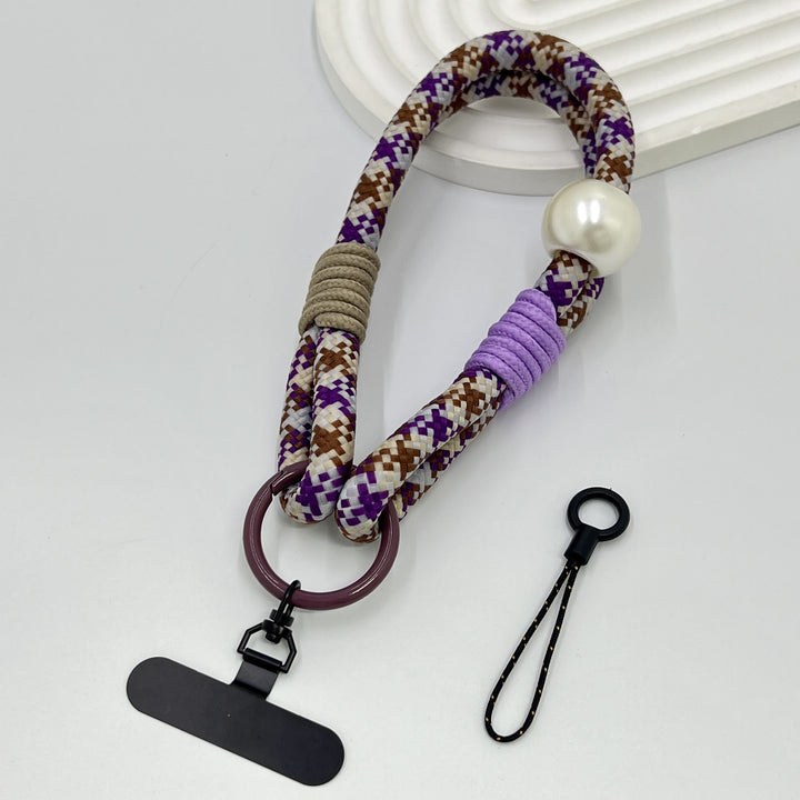 Colorful Braided Phone Lanyard Holder Bowlift