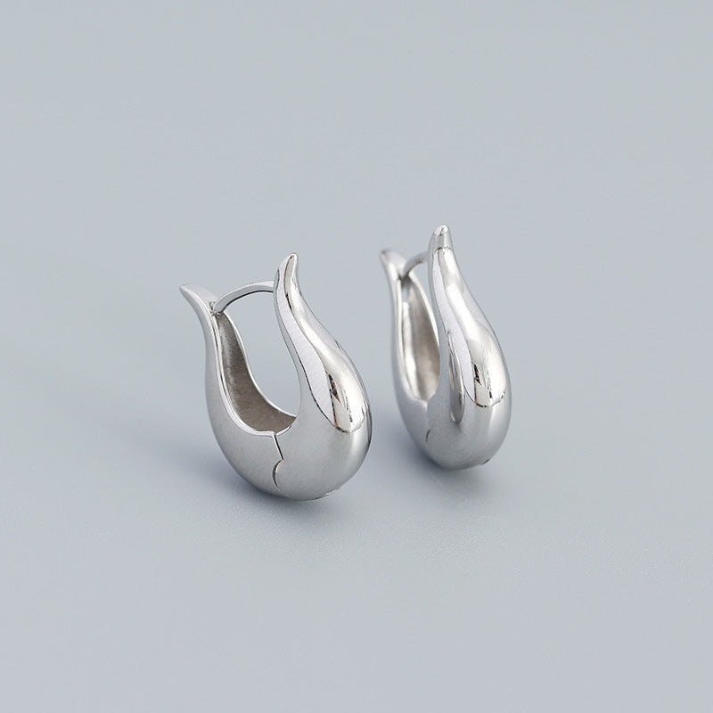 Fashionable earrings made of high-quality stainless steel Bowlift