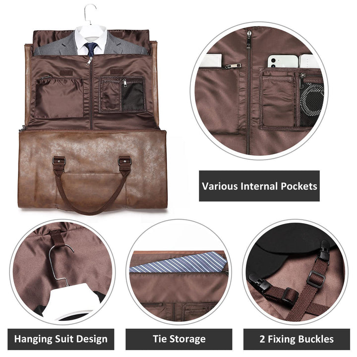 Premium Leather Duffle Bag Bowlift
