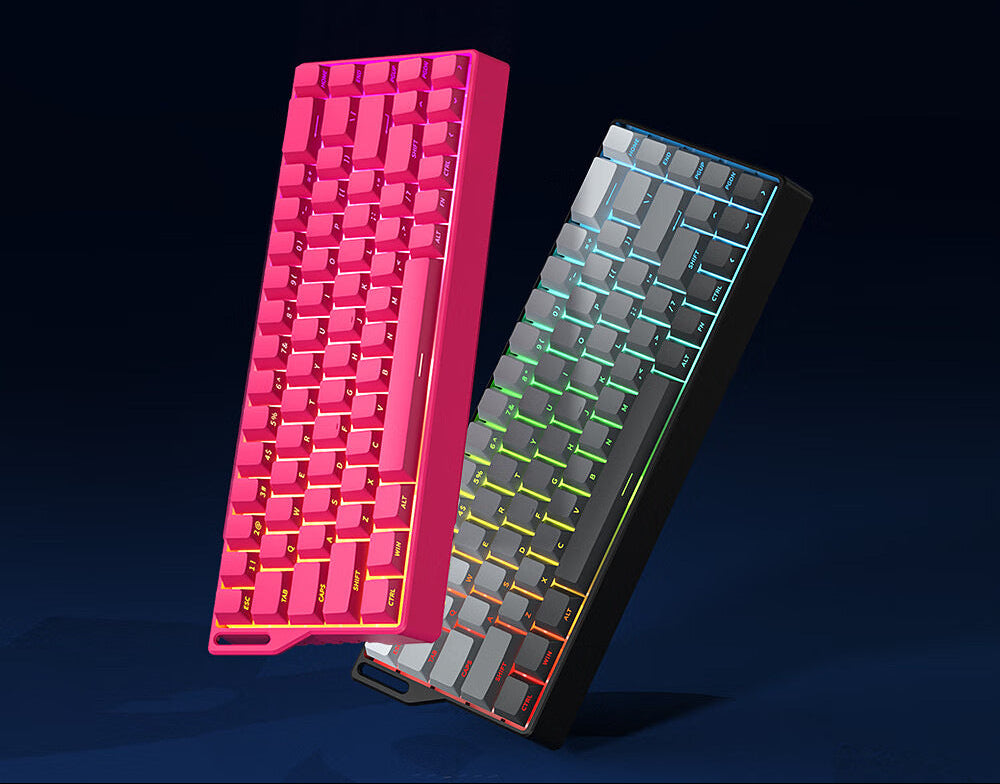 Compact Mechanical Gaming Keyboard with RGB Backlighting Bowlift