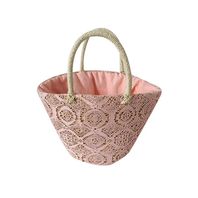 Basket bag with elegant, woven design Bowlift
