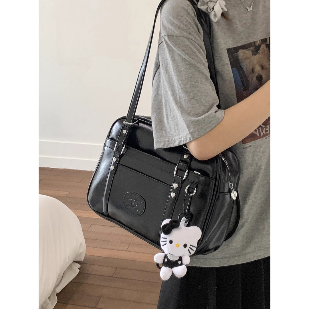 Premium Leather Handheld Satchel Bowlift