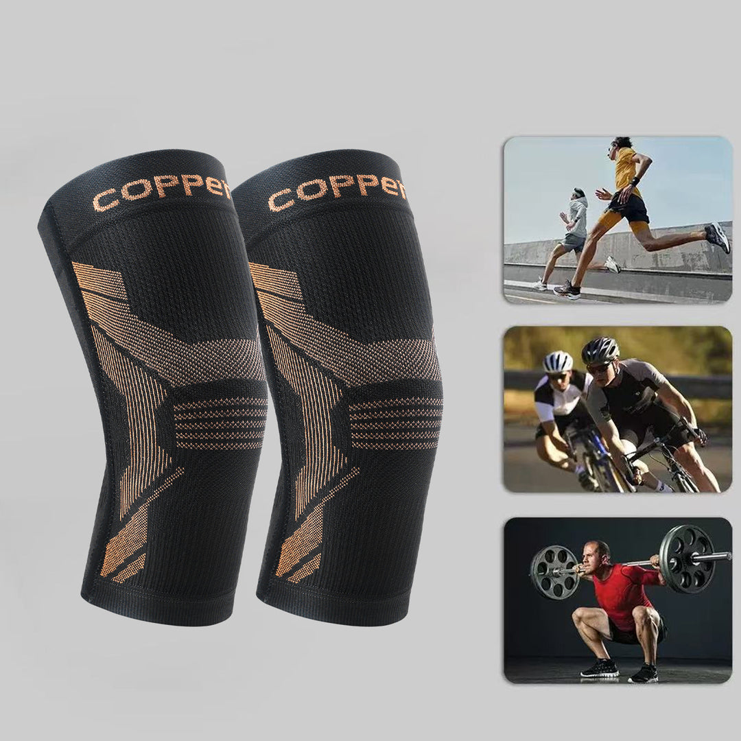 Copper Infused Compression Knee Sleeve Bowlift