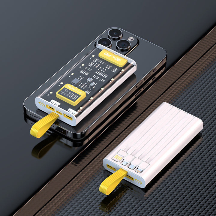 Portable power bank with powerful fast charging technology and intelligent battery level display Bowlift