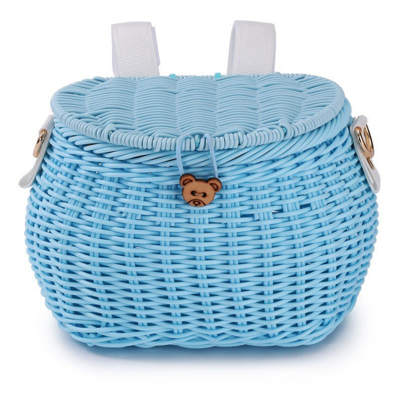 Decorative Woven Storage Basket Bowlift