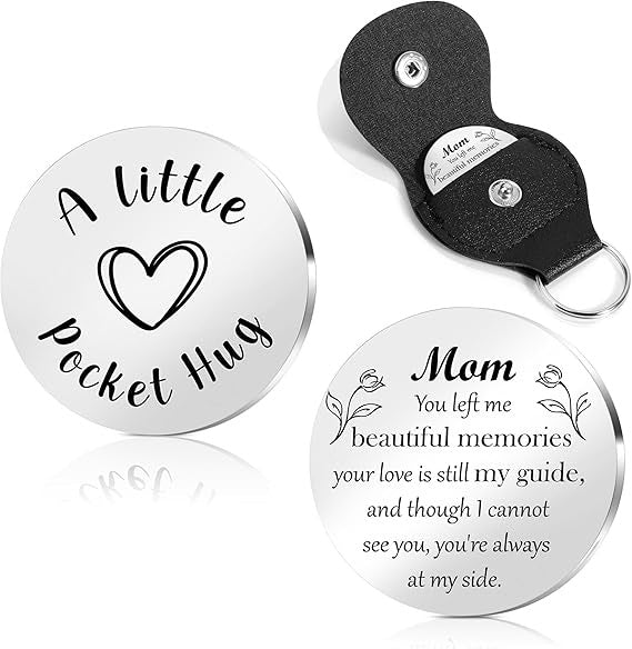 Engraved Pocket Hug Memorial Keepsake Coin