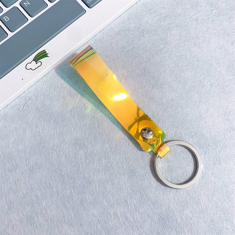 Colorful Iridescent Acrylic Keychain Bowlift
