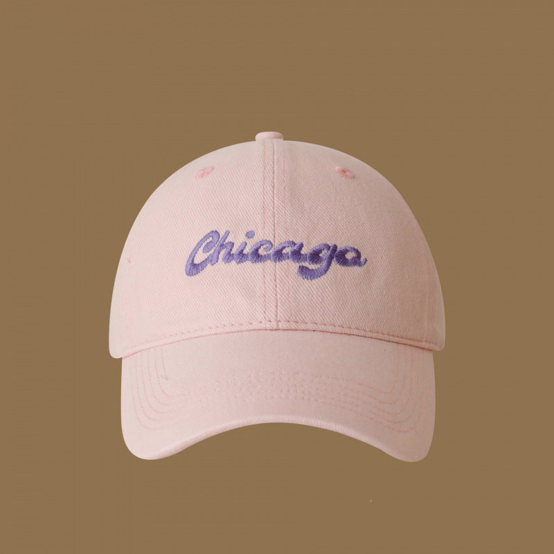 Women's Cotton Embroidered Logo Baseball Cap Bowlift