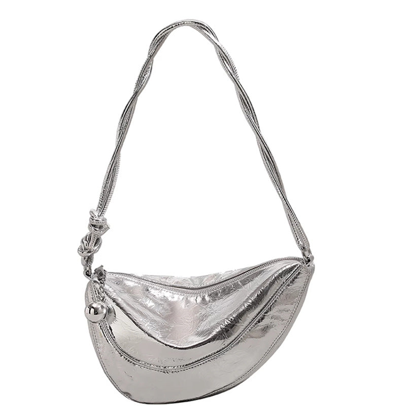 Metallic Fashionable Shoulder Bag Bowlift