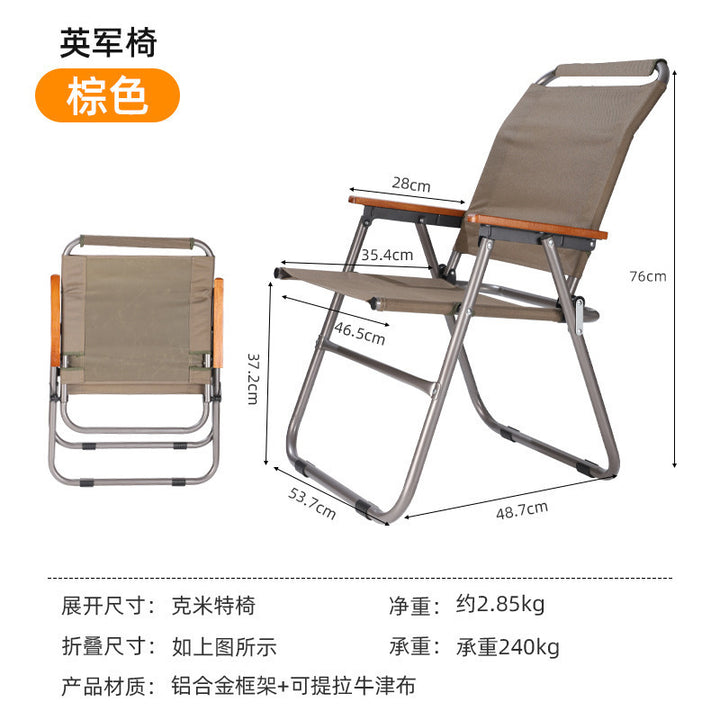Women lightweight foldable camping chair Bowlift