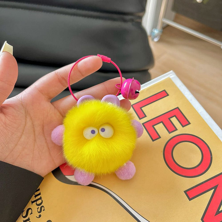 Cute Plush Monster Keychain Accessory Bowlift