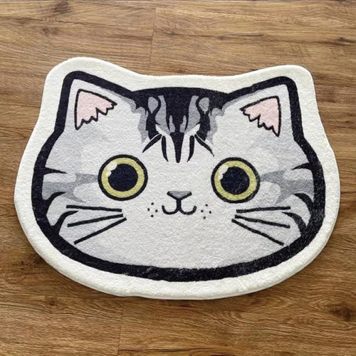 Cat-Shaped Bath Mat