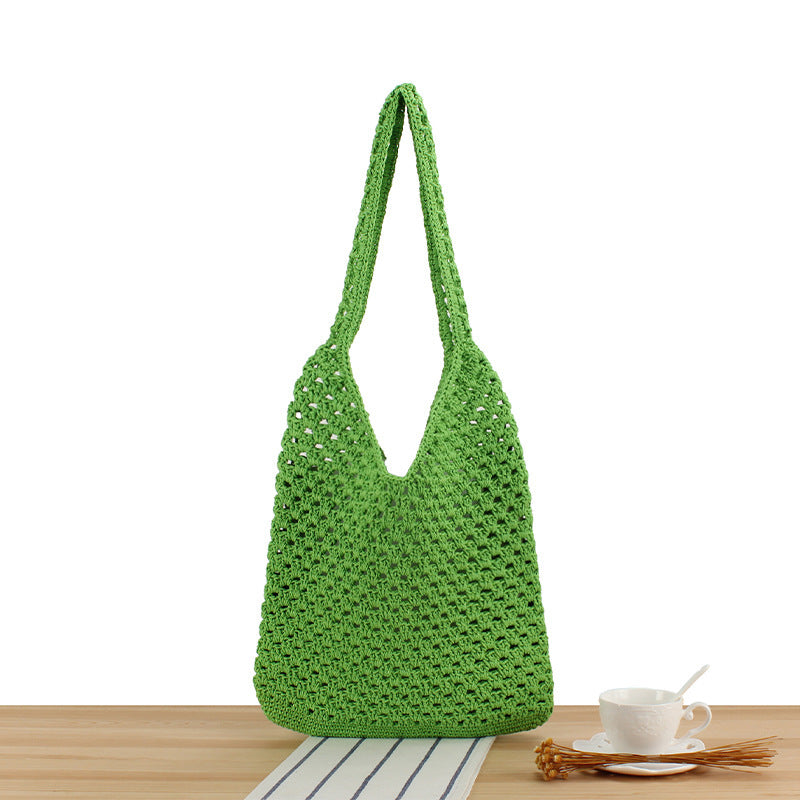Hand-knotted Jute Bag Bowlift