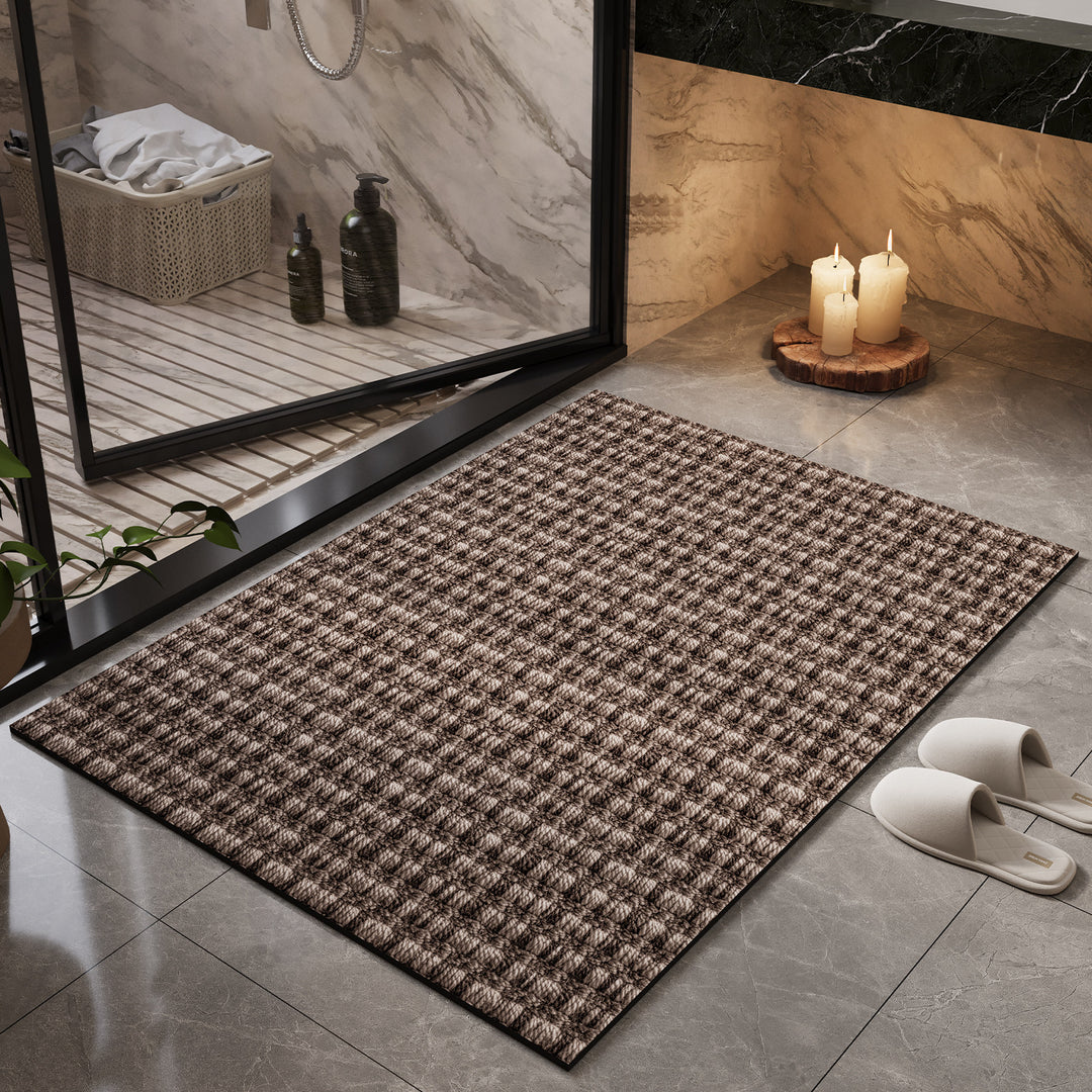 Natural Fiber Bath Mat Bowlift