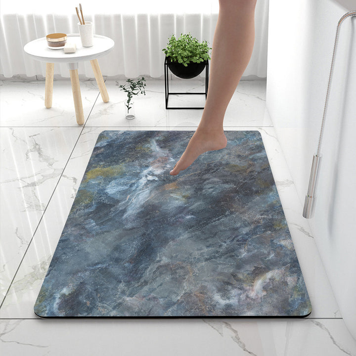 Soft Touch Marble Bath Mat Bowlift