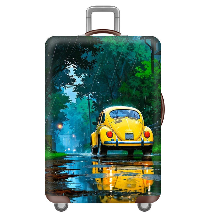 Unisex Hard Shell Suitcase with Dreamy Landscape Design Bowlift