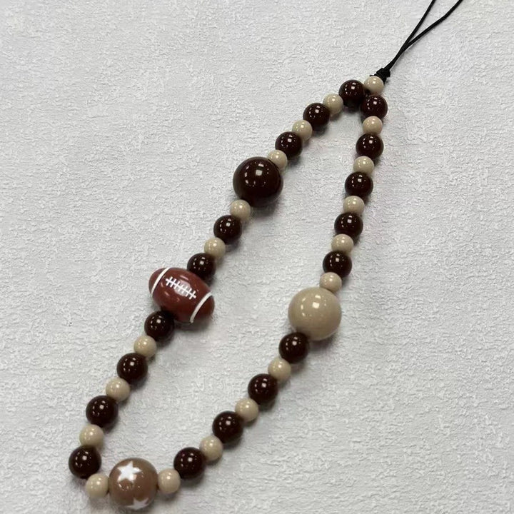 Beaded Sports Theme Eyewear Holder Bowlift