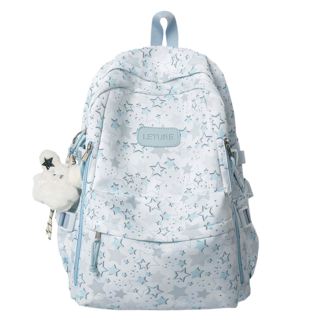 Star-Patterned Lightweight Backpack Bowlift