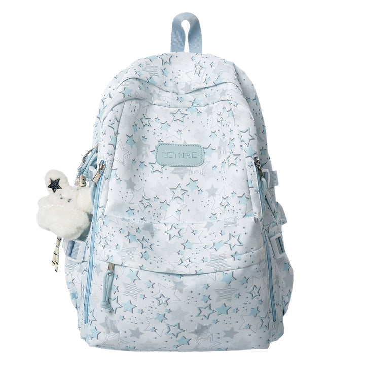 Star-Patterned Lightweight Backpack Bowlift