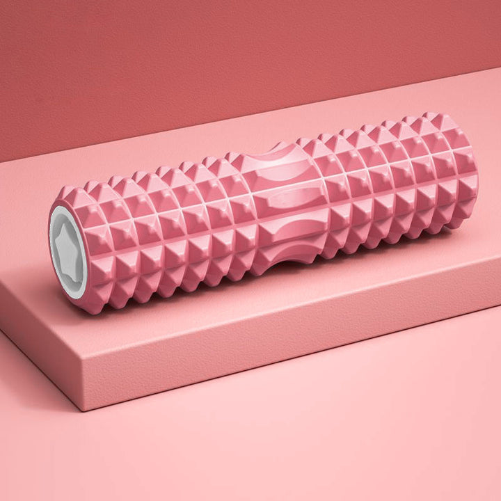 Massage fascia roller with structured grip surfaces Bowlift