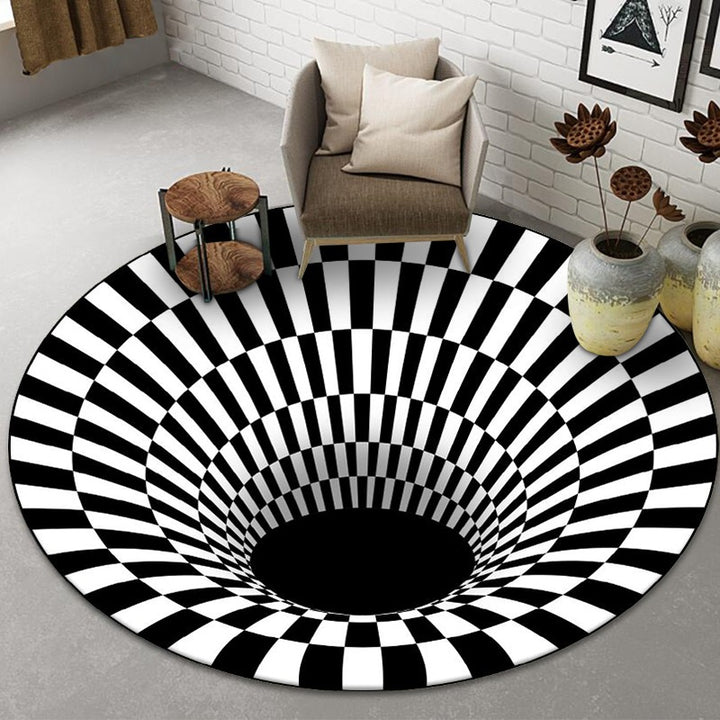 Optical Illusion Area Rug Bowlift