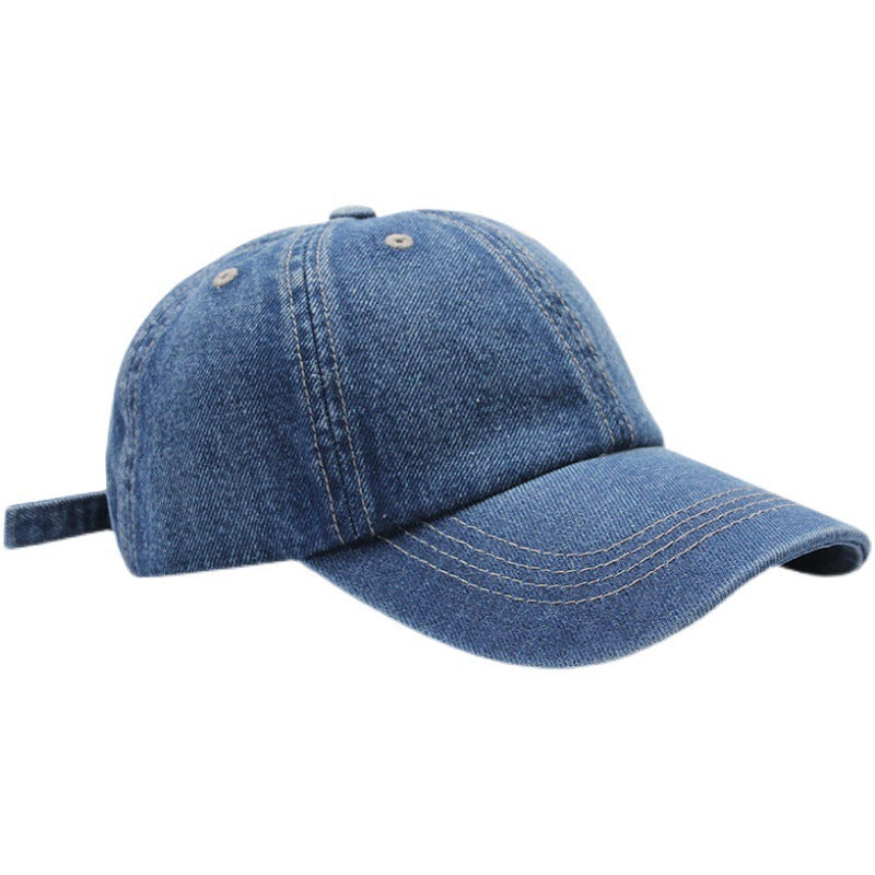 Women's Casual Adjustable Denim Baseball Cap Bowlift