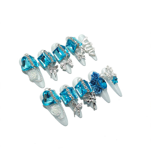 Nail Art Set with Glamorous Decorations Bowlift