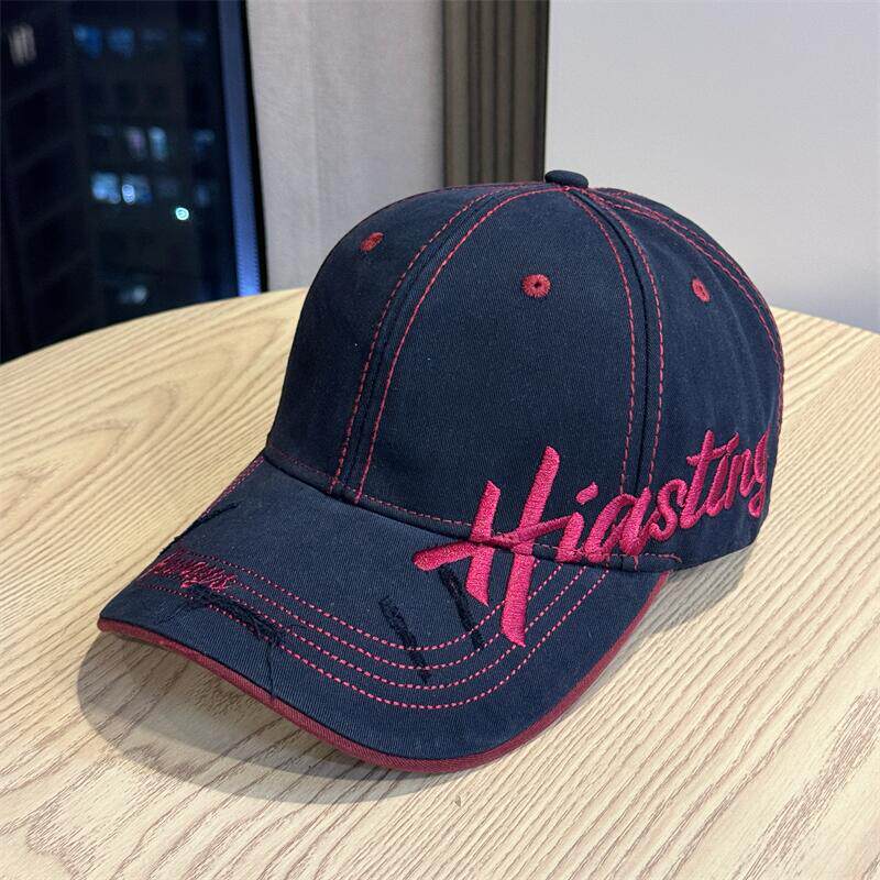 Men's Distressed Cotton Baseball Cap Bowlift 1784270668