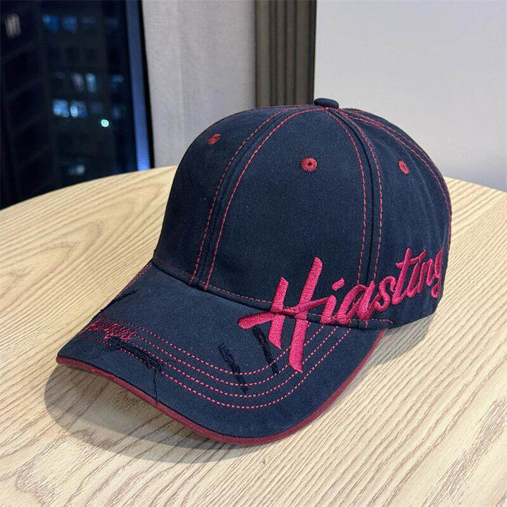 Men's Distressed Cotton Baseball Cap Bowlift 1784270668