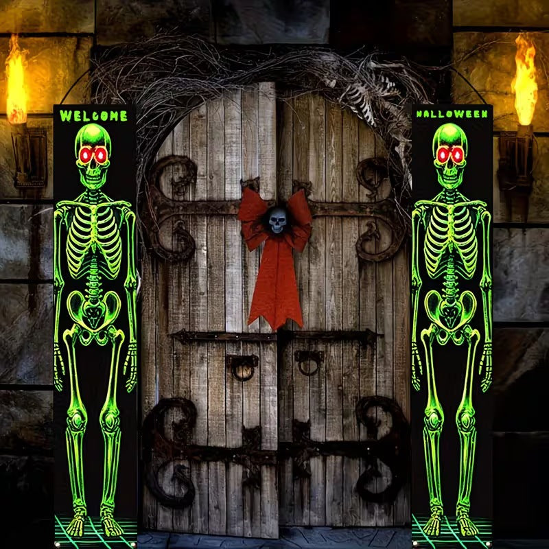 Hanging Halloween Door Banner Set