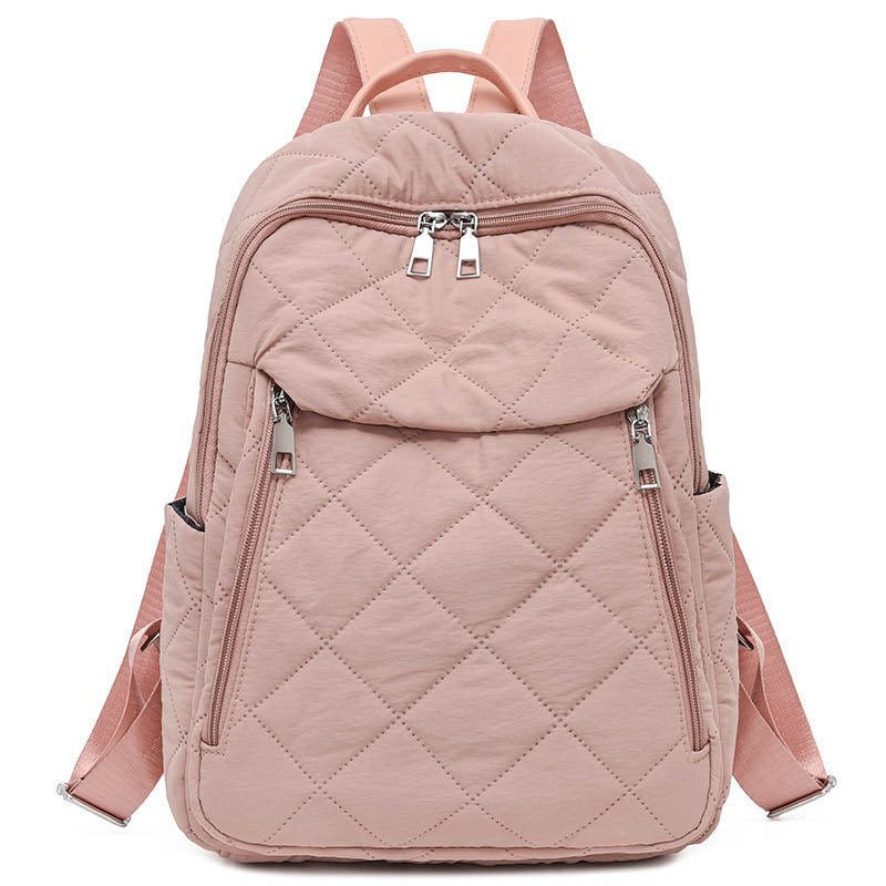 Quilted Multi-Pocket Backpack Bowlift