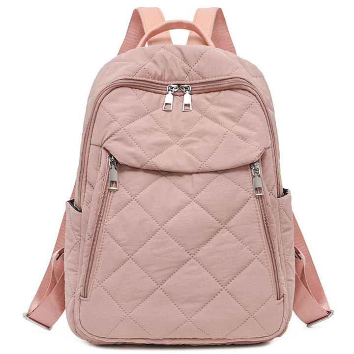 Quilted Multi-Pocket Backpack Bowlift