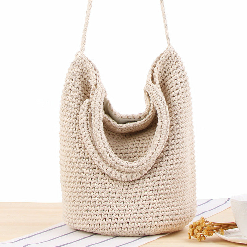 Hand-knotted tote bag with sophisticated design Bowlift