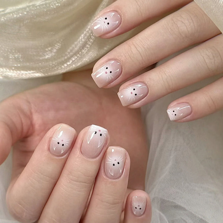Gradient Gel Nail Extensions