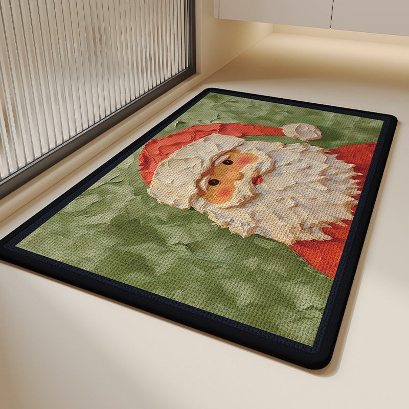 Festive Gingerbread Holiday Doormat Bowlift