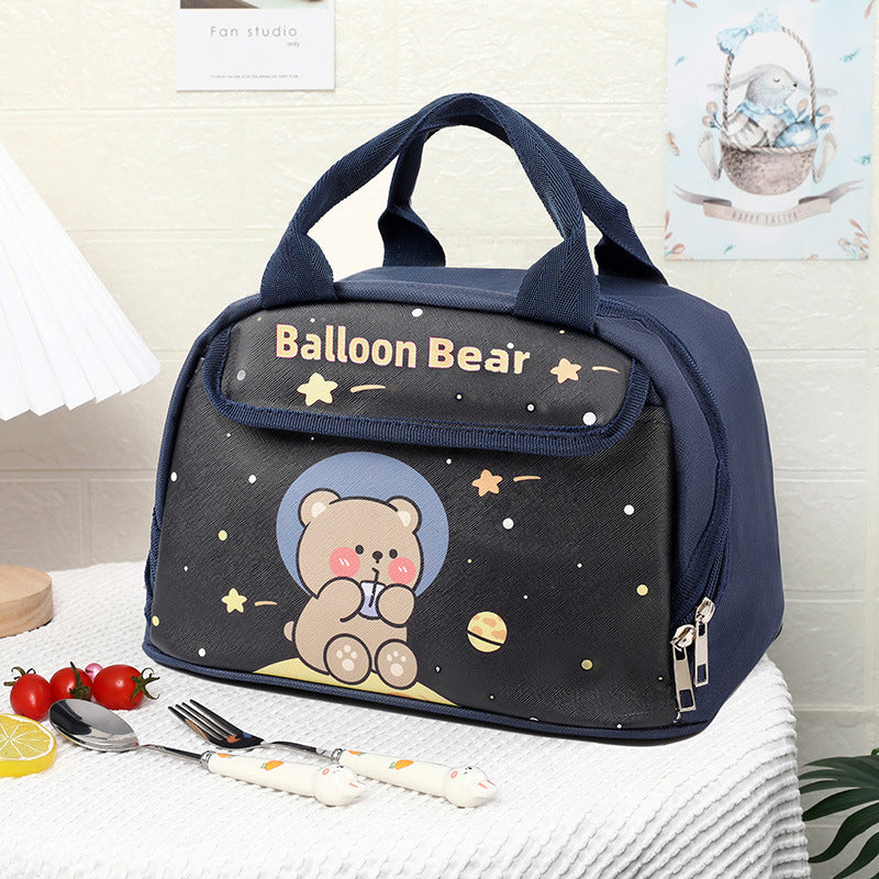 Insulated Space-Themed Lunch Bag Bowlift