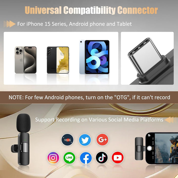 Wireless Microphone Bowlift