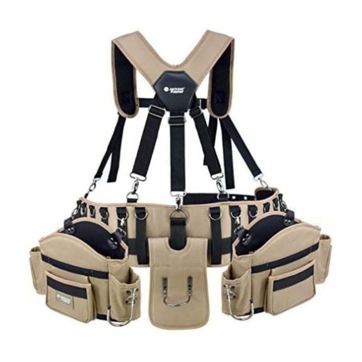 Multifunctional tool carrier with adjustable carrying strap Bowlift