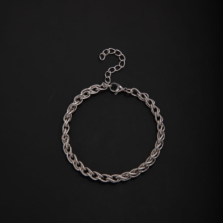 Elegant Geometric Link Bracelet Bowlift