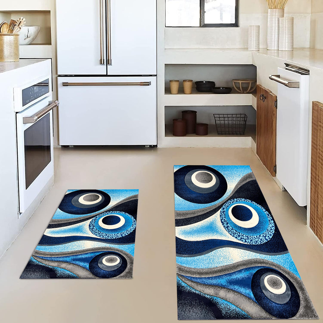 Vintage-Inspired Kitchen Mat Set Bowlift