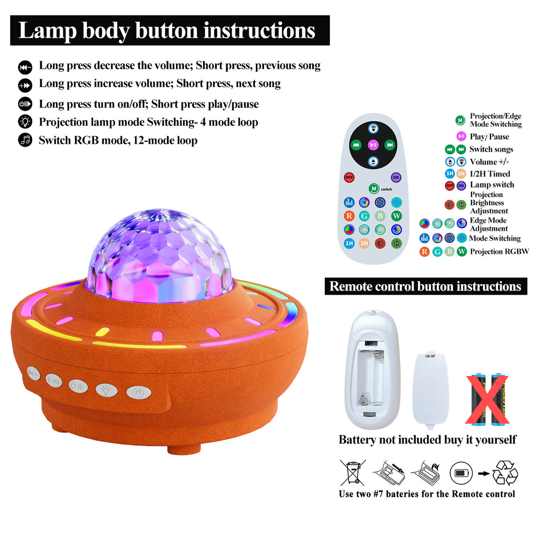 LED Star Projector Night Light