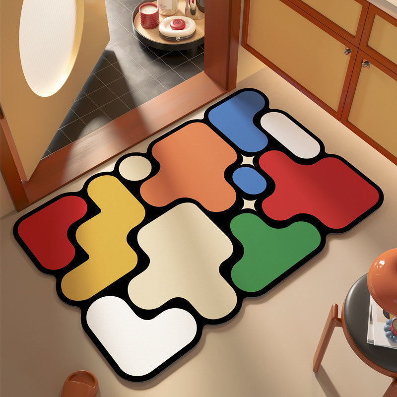 Artistic Colorful Doormat Bowlift