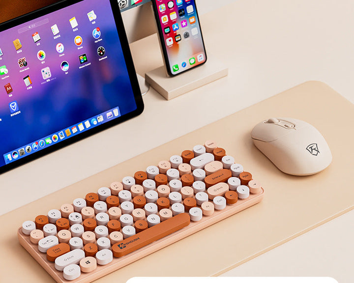 Wireless Retro Keyboard Bowlift
