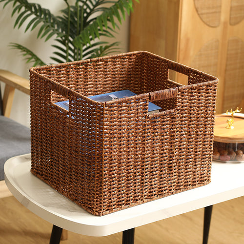 Natural Woven Storage Bin Bowlift