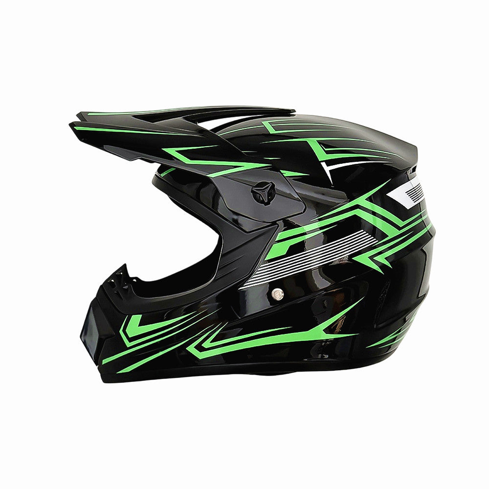 full-face motocross helmet with extended visor and reinforced chin guard Bowlift