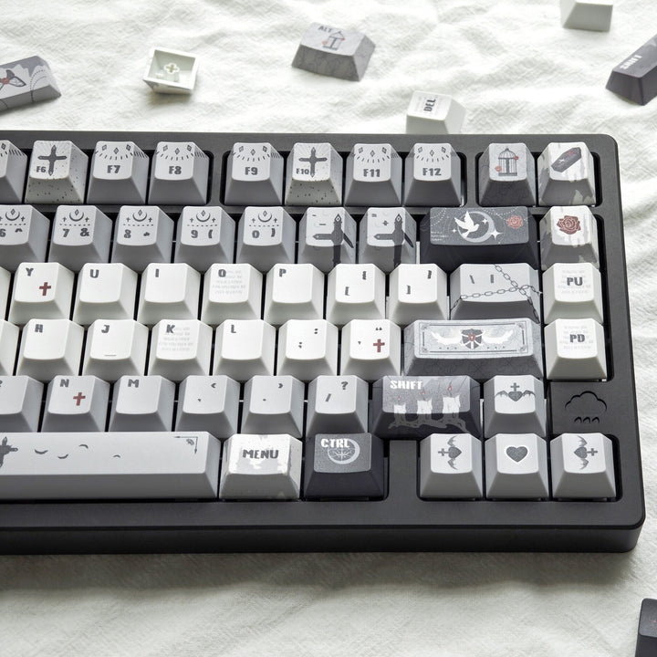 Artistic Keycap Mechanical Keyboard Bowlift